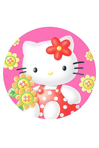 Cute Hello Kitty iPhone wallpaper and iPod Touch Background