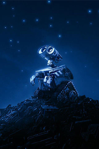 walle wallpapers. Wall-e alone in the dark
