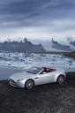 Aston Martin - V8 Vantage along the ice (free iPhone wallpaper)
