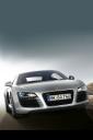 Audi R8 front (free iPhone wallpaper)