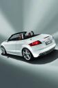Audi TTS Cabriolet Back (free iPhone wallpaper)