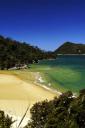 Beach - Abel Tasman National Park (free iPhone wallpaper)