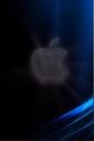 Transparent Apple Logo (free iPhone wallpaper)